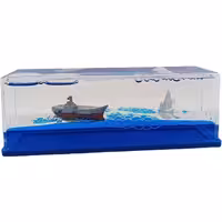 دکوري کشتي معلق جنگي  آبي