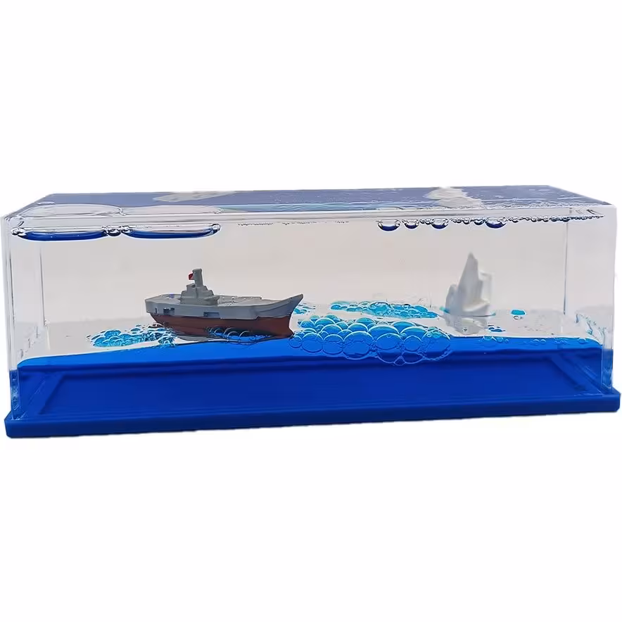 دکوري کشتي معلق جنگي  آبي