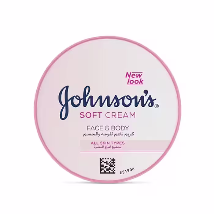 کرم سافت صورت و بدن جانسون Johnson’s حجم 200 میل