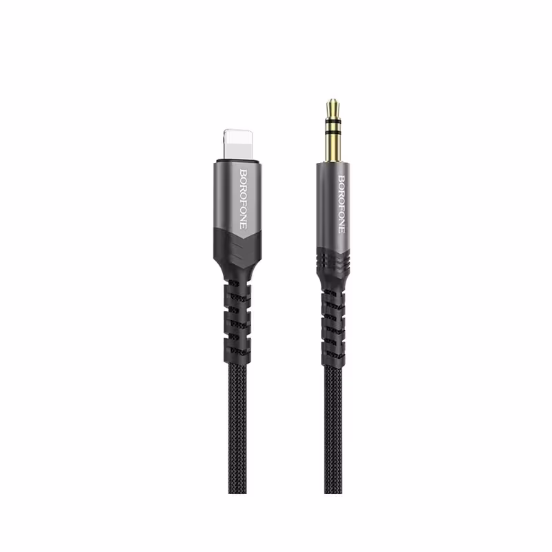 کابل تبدیل لایتنینگ به جک 3.5 میلی متری بروفون مدل BL15 طول 1 متر