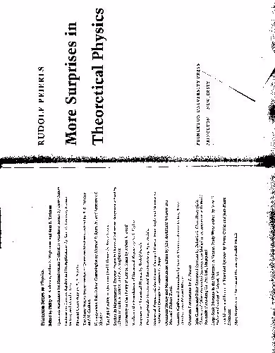 خرید و دانلود نسخه کامل کتاب more surprises in theoretical physics