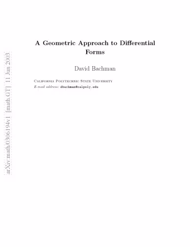 خرید و دانلود نسخه کامل کتاب A geometric approach to differential forms