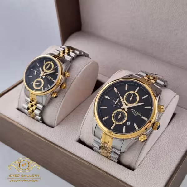 ساعت مچی سیتیزن فلزی ست سه موتوره کرنوگراف جدید CT205