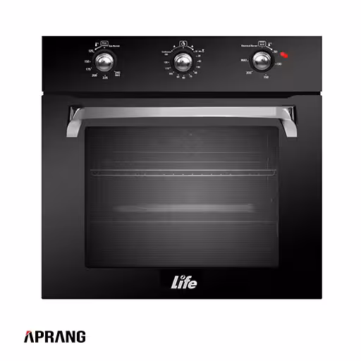 فر تو کار برقی، گازی مشکی شیشه ای لایف مدل Li-53 - مشکی