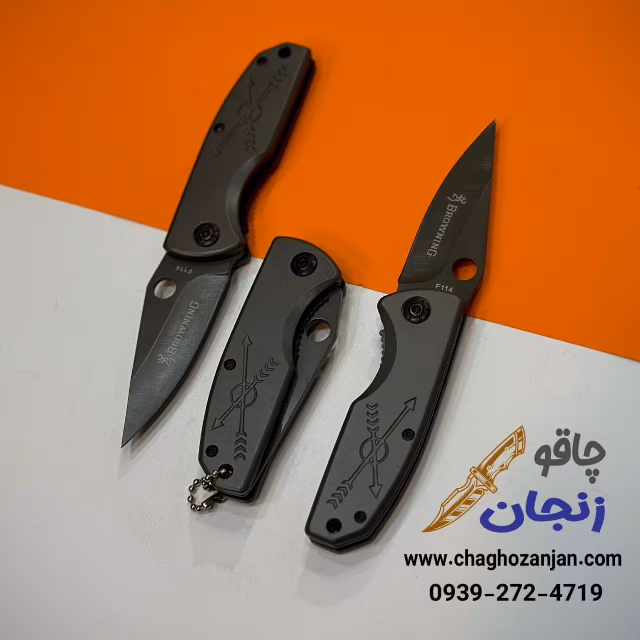 مینی چاقوی برونینگ دسته تیر و نشان مخصوص روزمره
