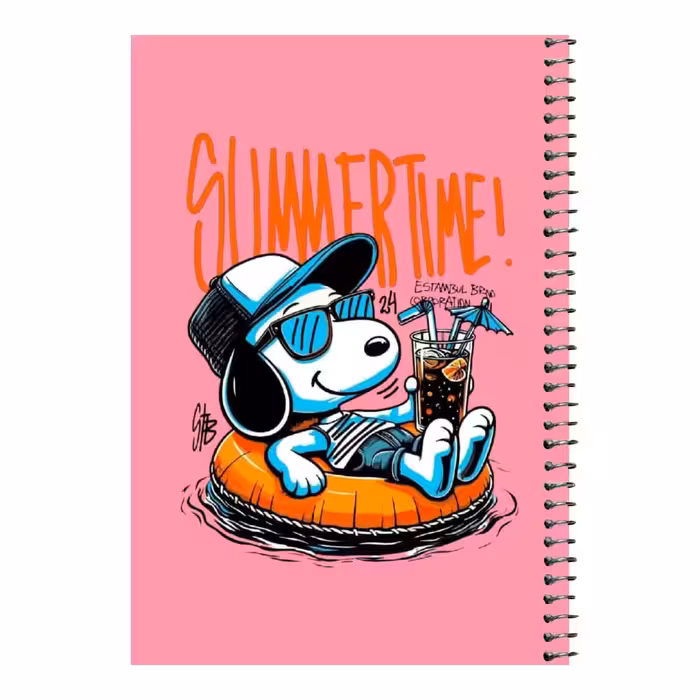 دفتر مشق 80 برگ اس جی طرح اسنوپی تابستان