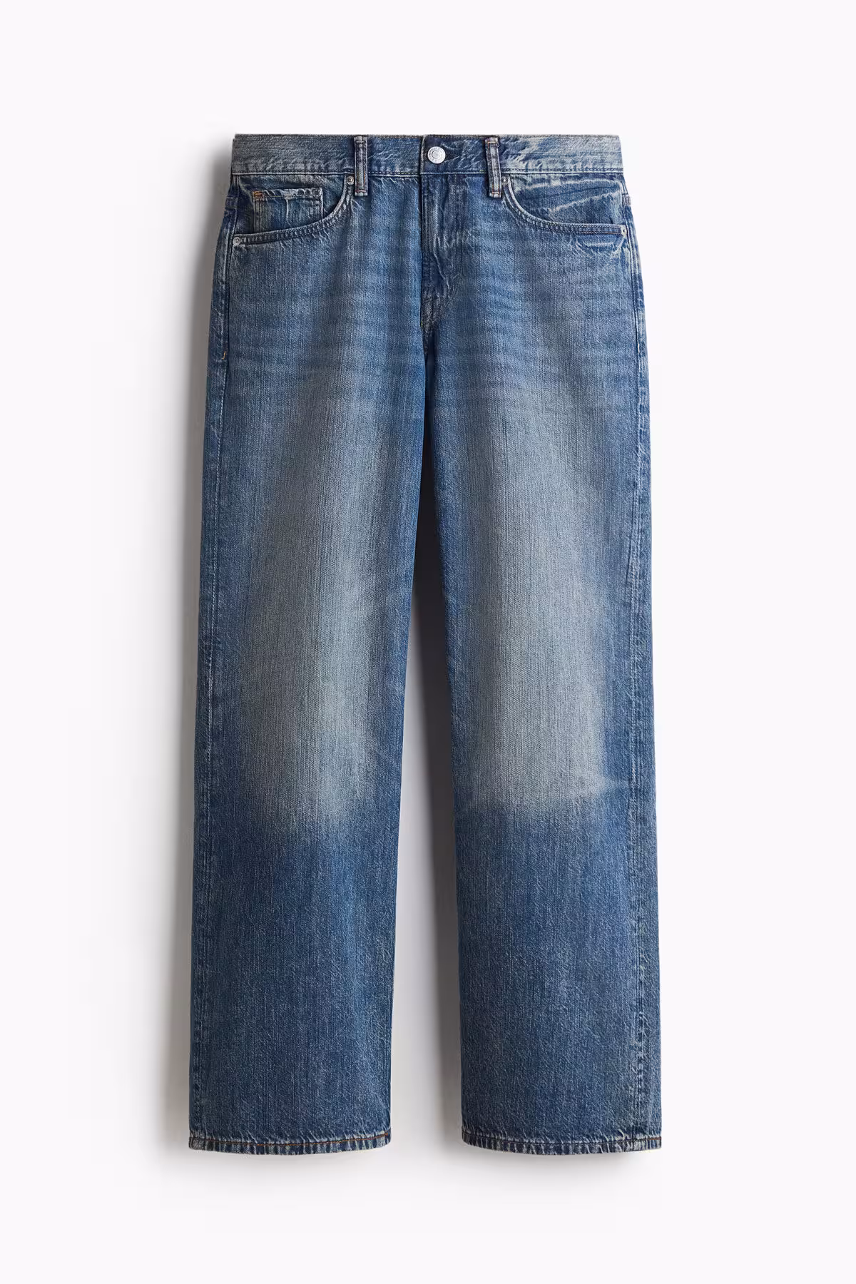 شلوار جین مردانه کم شل مستقیم H&M