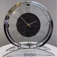 ساعت رومیزی فلزی پایه دار موتور آرام گرد برند آرتمیس 30250