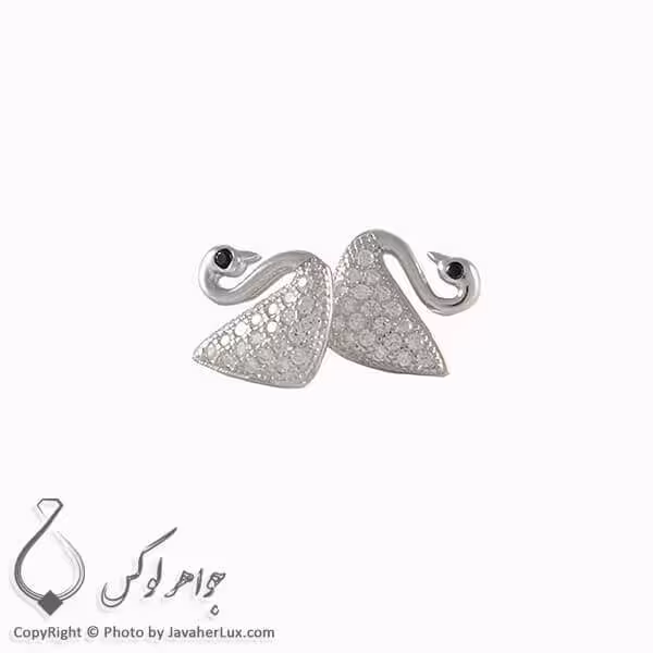 گوشواره نقره زنانه مدل قو _ کد : 100268
