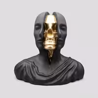 مجسمه انسان و اسکلت