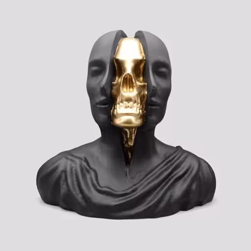 مجسمه انسان و اسکلت