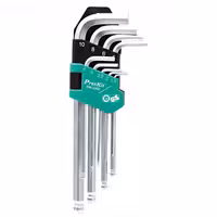 ست 9 عددی آچار آلن پروسکیت مدل ProsKit HW-229B