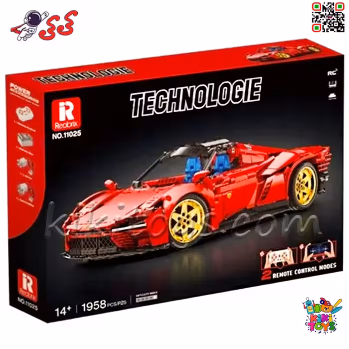 لگو ماشین کنترلی فراری سوپر اسپرت دیتونا Ferrari SP3 مدل REOBRIX 11025