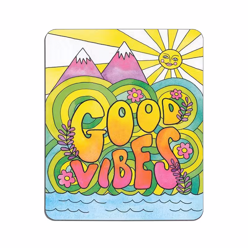 پد موس - پد ماوس  طرح Good Vibes کد 3323