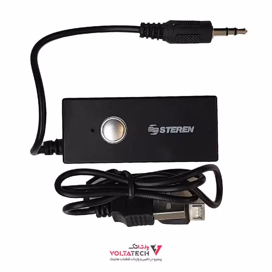 گیرنده صوتی بی‌سیم بلوتوث 5.0، سازگار با سیستم صوتی خودرو و سیستم استریو خانگی با جک 3.5 میلی‌متری