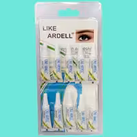 چسب مژه مصنوعی آردل مدل LIKE وزن 1.5 گرم بسته 10 عددی