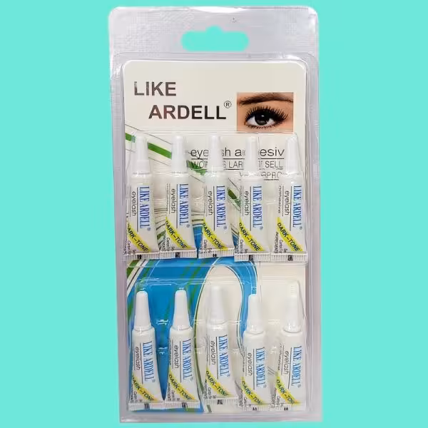 چسب مژه مصنوعی آردل مدل LIKE وزن 1.5 گرم بسته 10 عددی
