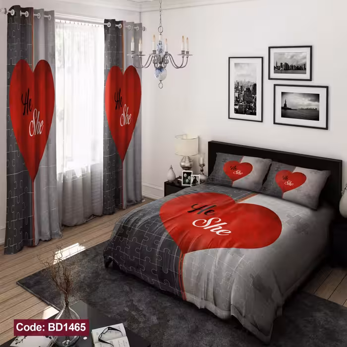 ست 6 تکه روتختی مخمل ضد لک ترک طرح بزرگسال کد 1465