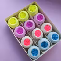 بسته 12 عددی کوکتل پدیکور با طرح نمک