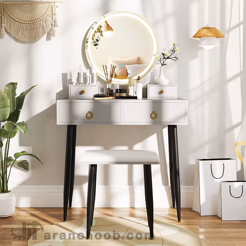 میز آرایش چوبی