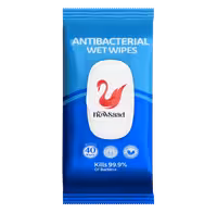 دستمال مرطوب آنتي باكتريال بالشتي نیوساد 40 عددی کپ دار