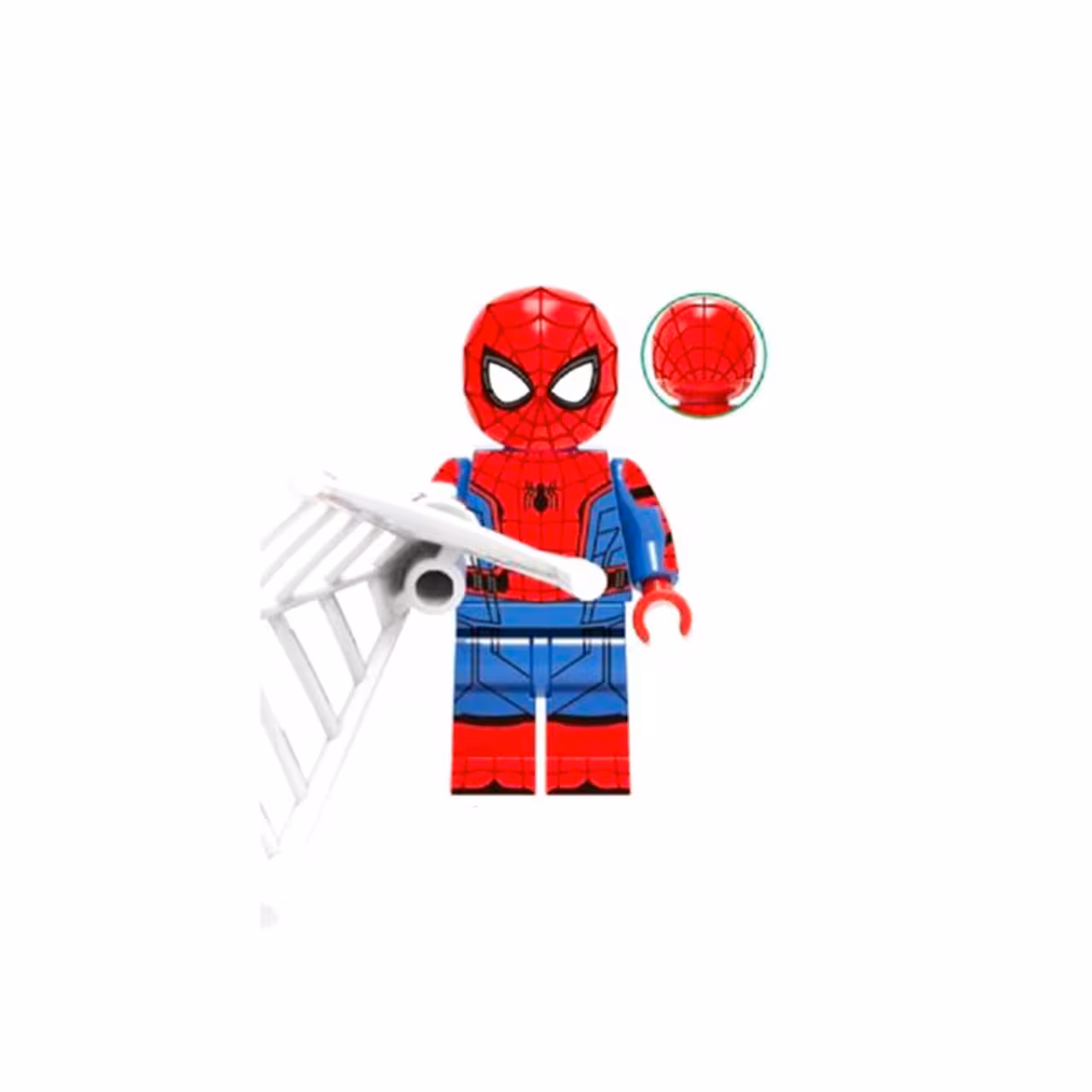 لگو مرد عنکبوتی آبی و قرمز مدل پایه دار 4 سانتی متری