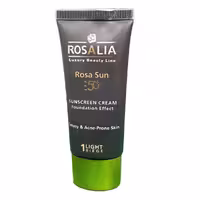 کرم ضد آفتاب رنگی رزالیا مناسب پوست چرب SPF 50 حجم 40ml