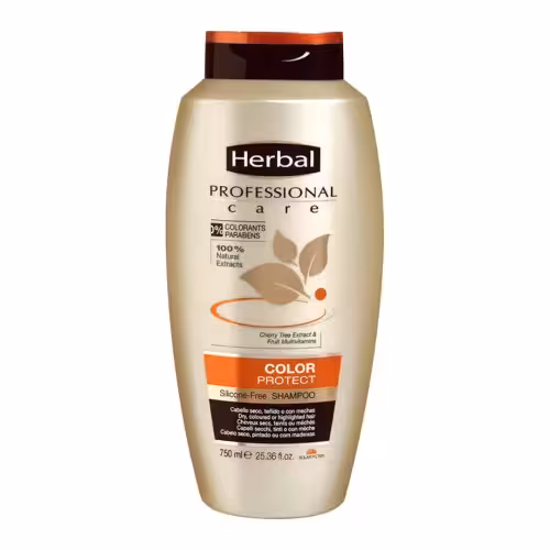 شامپو تثبیت کننده رنگ مو هربال HERBAL مدل Color Protect حجم 750 میل