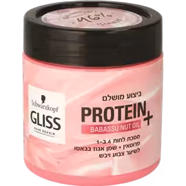 ماسک پروتئینه گلیس با روغن باباسو برای موهای آسیب دیده و رنگ شده GLISS