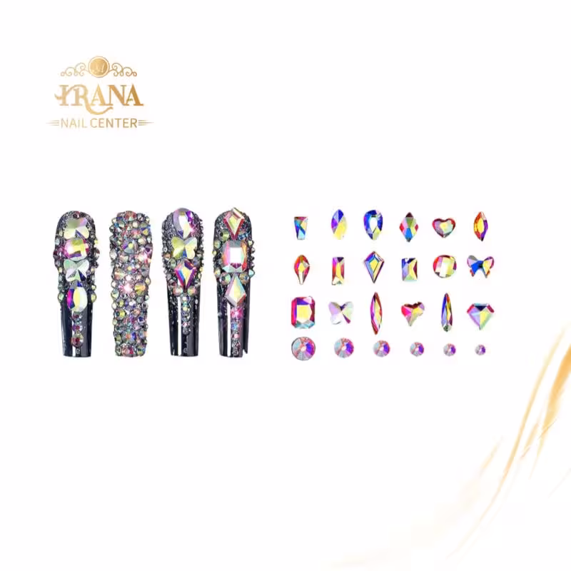 دیزاین نگين ژورنالی ناخن