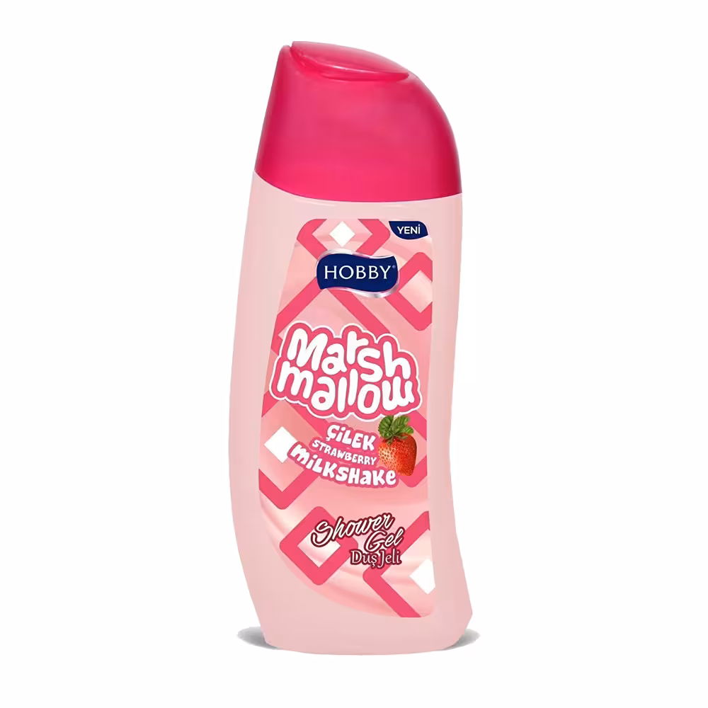 شامپو بدن هوبی مدل MarshMallow با عصاره توت‌ فرنگی