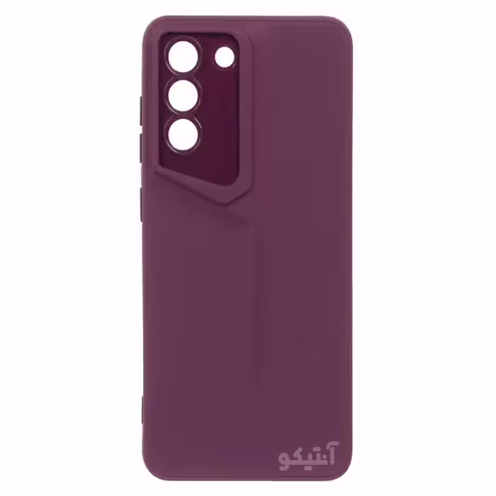 قاب ژله ای Sports Design محافظ لنزدار مناسب برای Samsung S21fe-بنفش