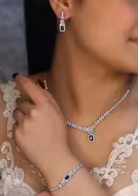 💍سرويس جواهری خاص و زیبا(گردنبند ، گوشواره ، دستبند) (S_6031)‌‌‌‌‌‌ ‌