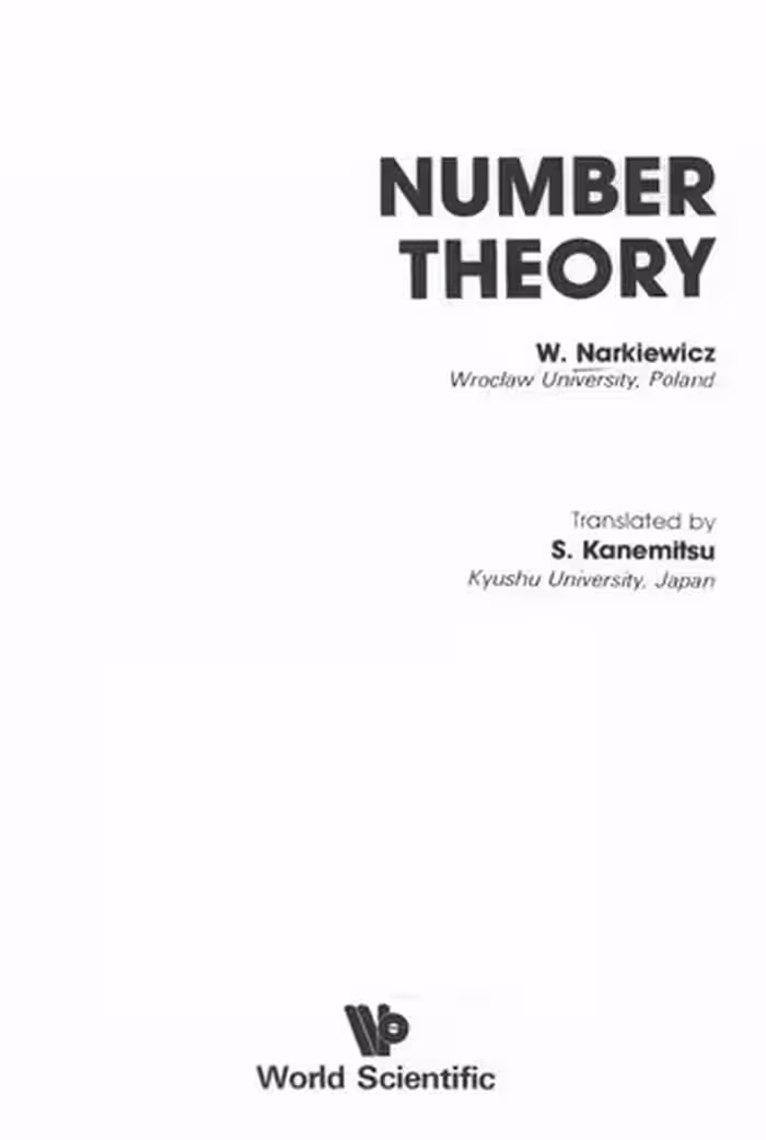 خرید و دانلود نسخه کامل کتاب Number Theory