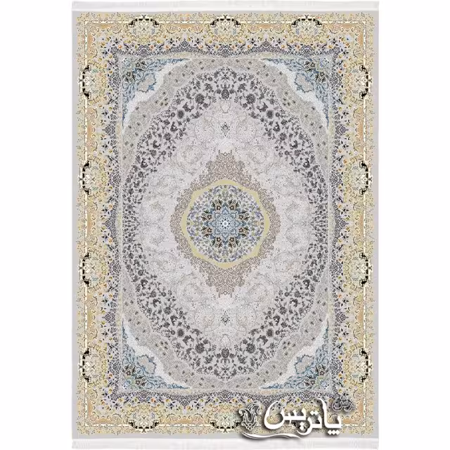 فرش پاتریس کارون طوسی روشن 1200 شانه