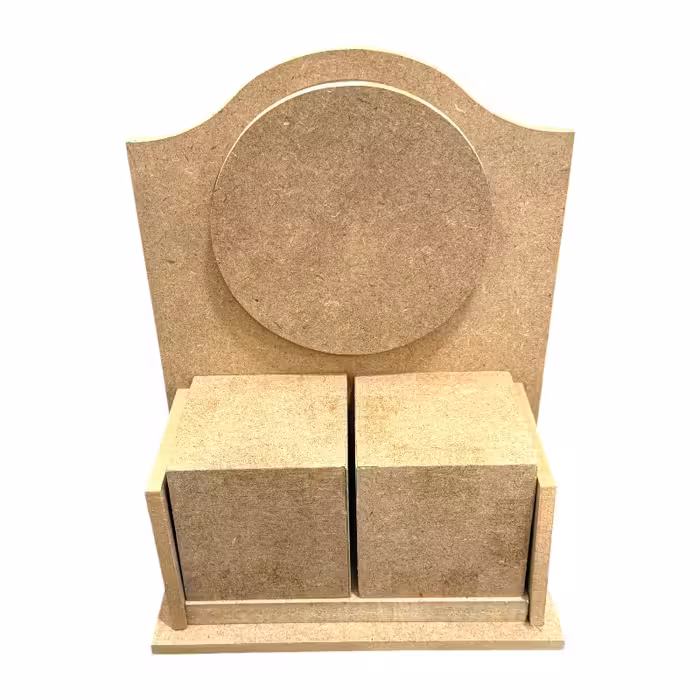 بیس MDF تقویم ساعت رومیزی 12 در 21 ارتفاع 30 سانت