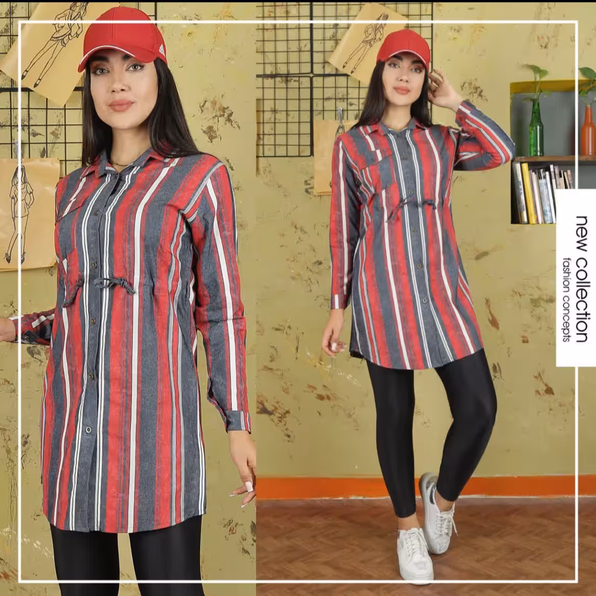 مانتو تابستانت کتان کش از سایز 38تا48 در 4رنگ جنس درجه یک