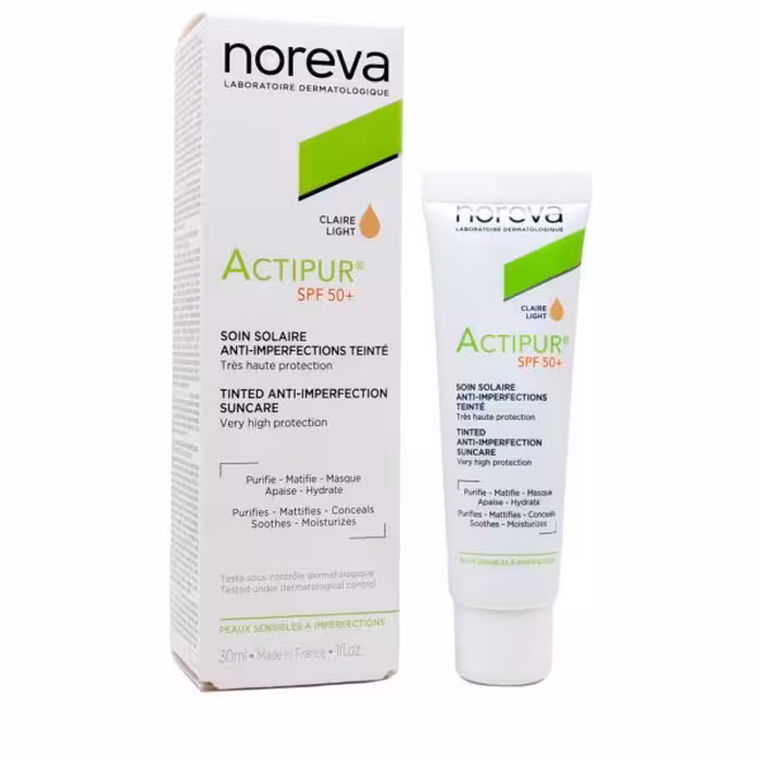 کرم ضد آفتاب رنگی اکتی پور نوروا SPF50