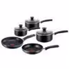 سرویس 5 پارچه قابلمه تفال مدل Tefal Essential 5 Pcs