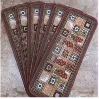 گلیم ماشینی کاشان روپله ای طرح میناسایز70در30(هزینه ارسال باخریداروپس کرایه میباشد)