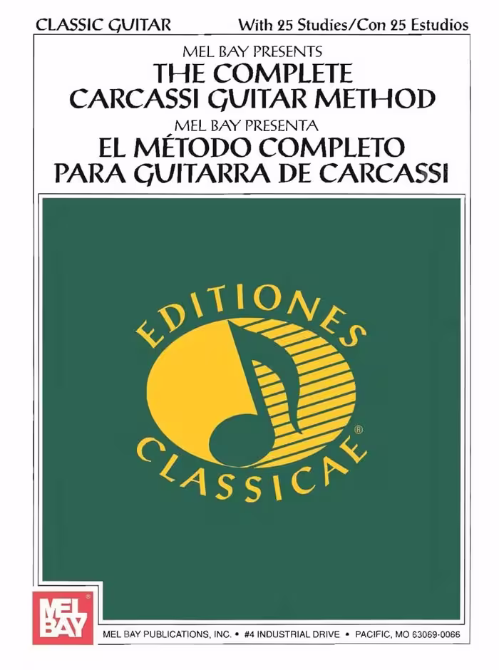 کتاب The Complete Carcassi Guitar Method، آموزش گیتار کلاسیک