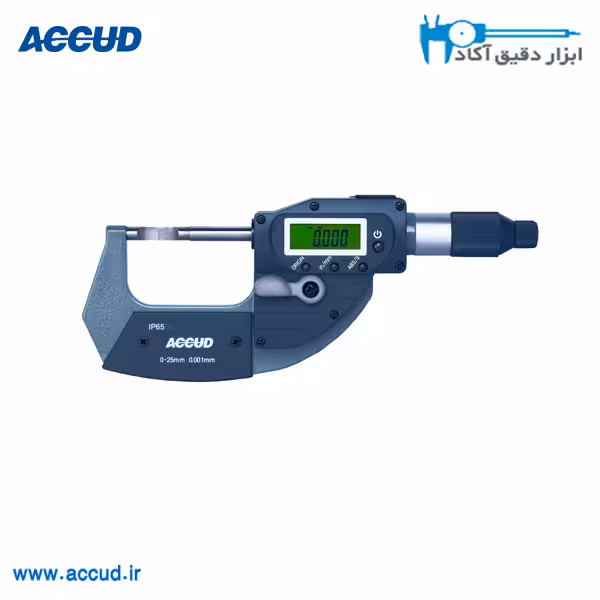 میکرومتر دیجیتال فک تیغه ای 25-0 Accud (آکاد) مدل 316-001-01
