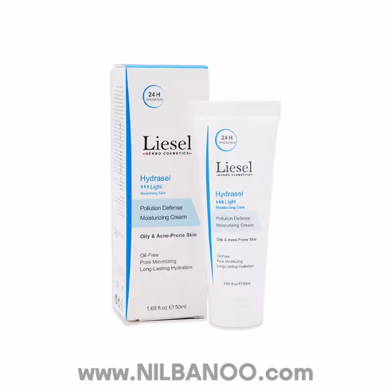 کرم آبرسان لایت هیدراسل لایسل مناسب پوست چرب و مستعد آکنه