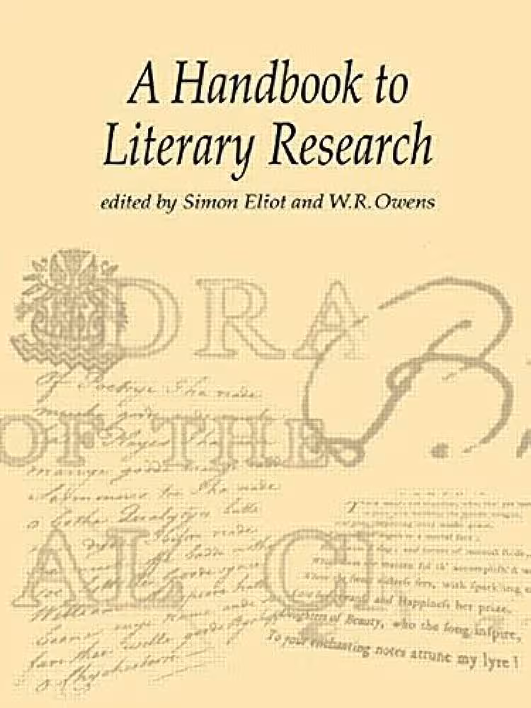 کتاب The Handbook to Literary Research