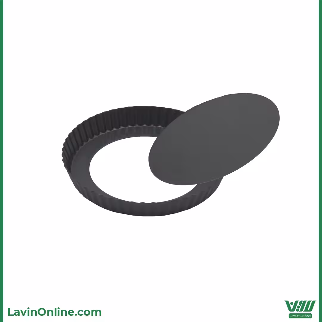 قالب تفلون تارت کف جدا ارتفاع 3 سانت