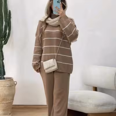 ست بافت خط ریز فری سایز