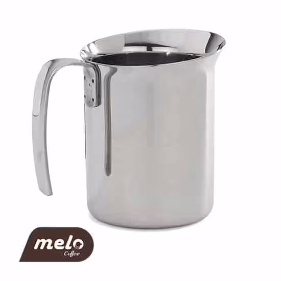 پارچ شیر لبه گرد استیل بیالتی (1000 میلی لیتر)