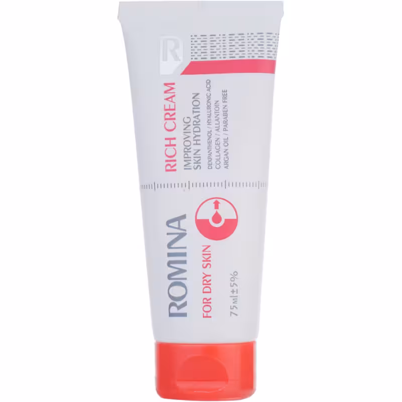 کرم آبرسان رومینا مدل کالاندولا حجم 75 میلی لیتر Romina Rich Cream Improvig Skin Hydration 75 mil