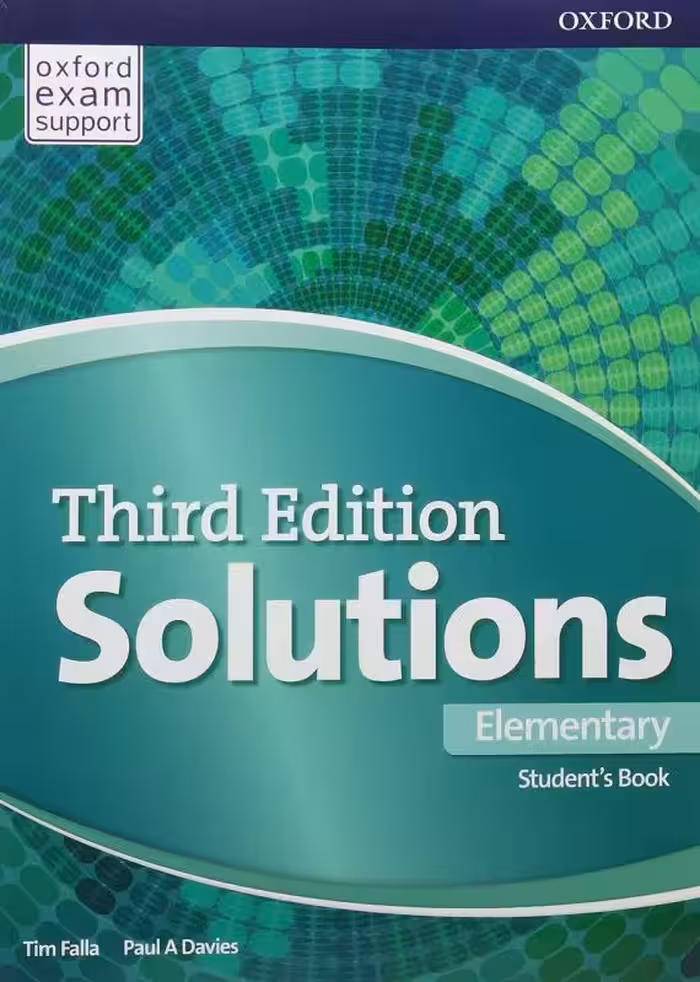 کتاب سو لوشن المنتری ویرایش سوم Solutions 3rd Elementary SB WB DVD