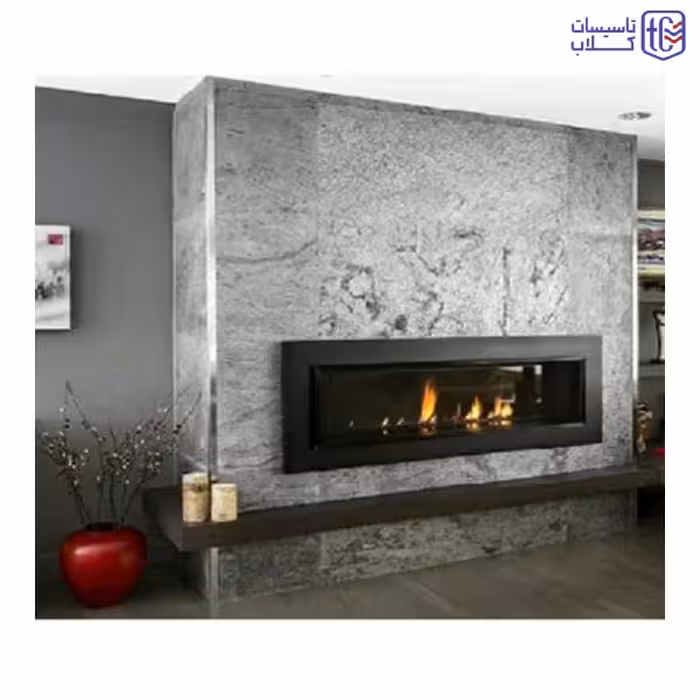 شومینه گازی 180 سانت دیواری تابان